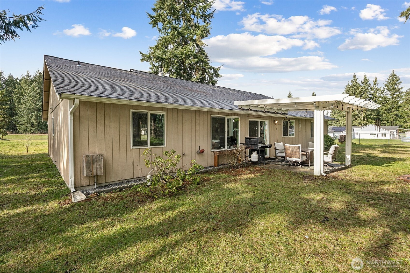 7510 191st Avenue Southwest Rochester, WA 98579 - Photo 20 of 28 a view of house with backyard