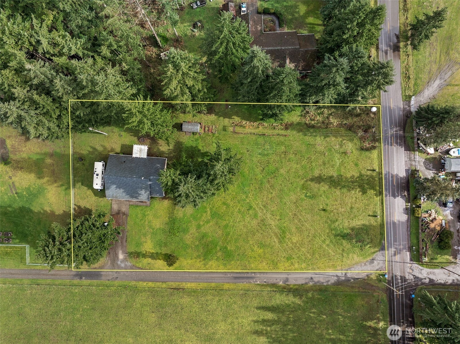 7510 191st Avenue Southwest Rochester, WA 98579 - Photo 23 of 28 a view of a back yard