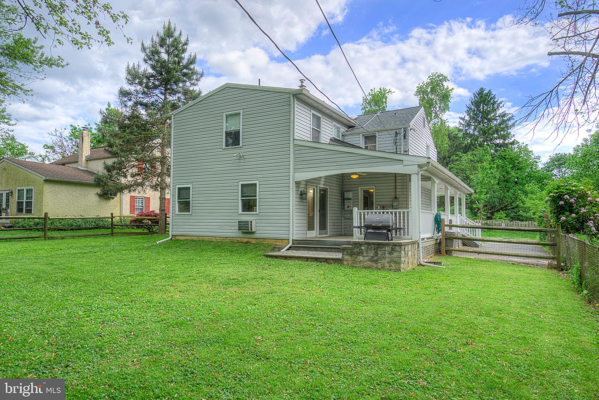 1225 Bruce Road Oreland, PA 19075 - Photo 34 of 35 Right side of house and side yard