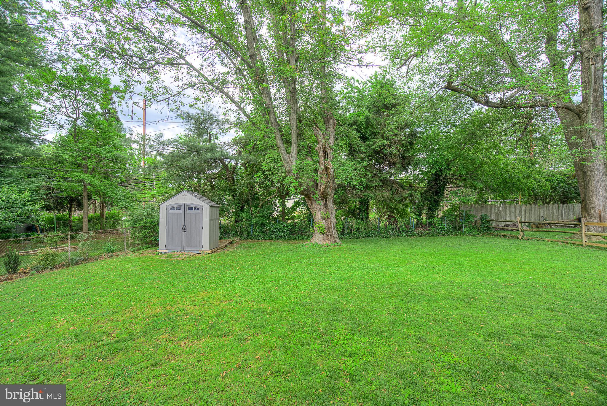 1225 Bruce Road Oreland, PA 19075 - Photo 35 of 35 Backyard with shed.