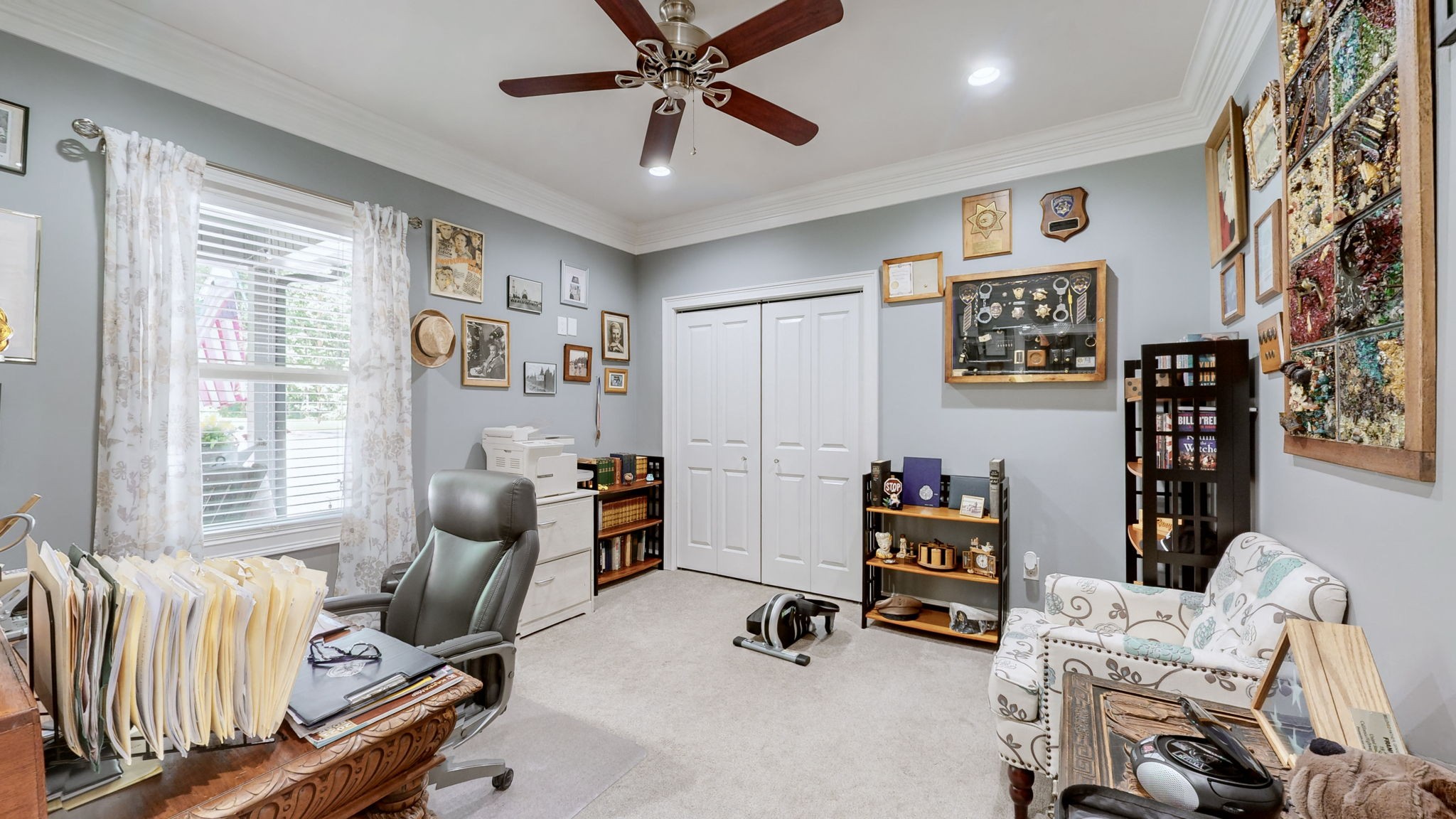 1019 Parker Road Kingston Springs, TN 37082 - Photo 14 of 39 a bedroom with furniture and a window