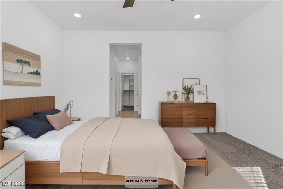 2869 Sweeping Palm Road North Las Vegas, NV 89086 - Photo 18 of 48 Downstairs Primary Bedroom