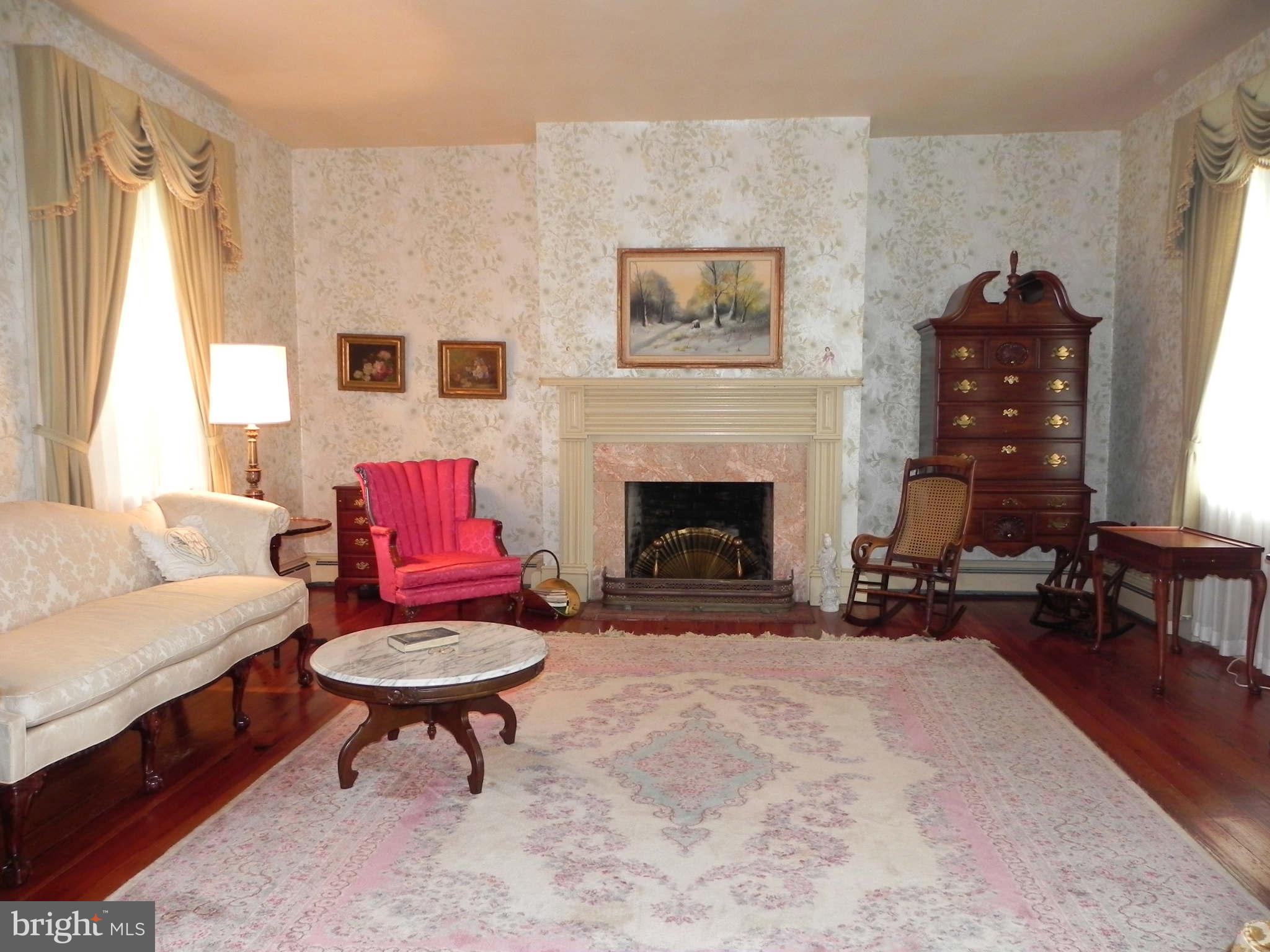 2909 Old Leetown Pike Ranson, WV 25438 - Photo 6 of 28 Formal Living Room w/ Fireplace
