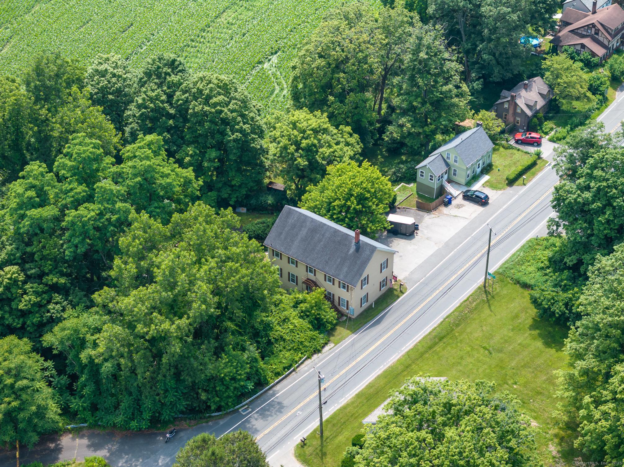 696 Kent Road New Milford, CT 06755 - Photo 20 of 28 an aerial view of house with yard