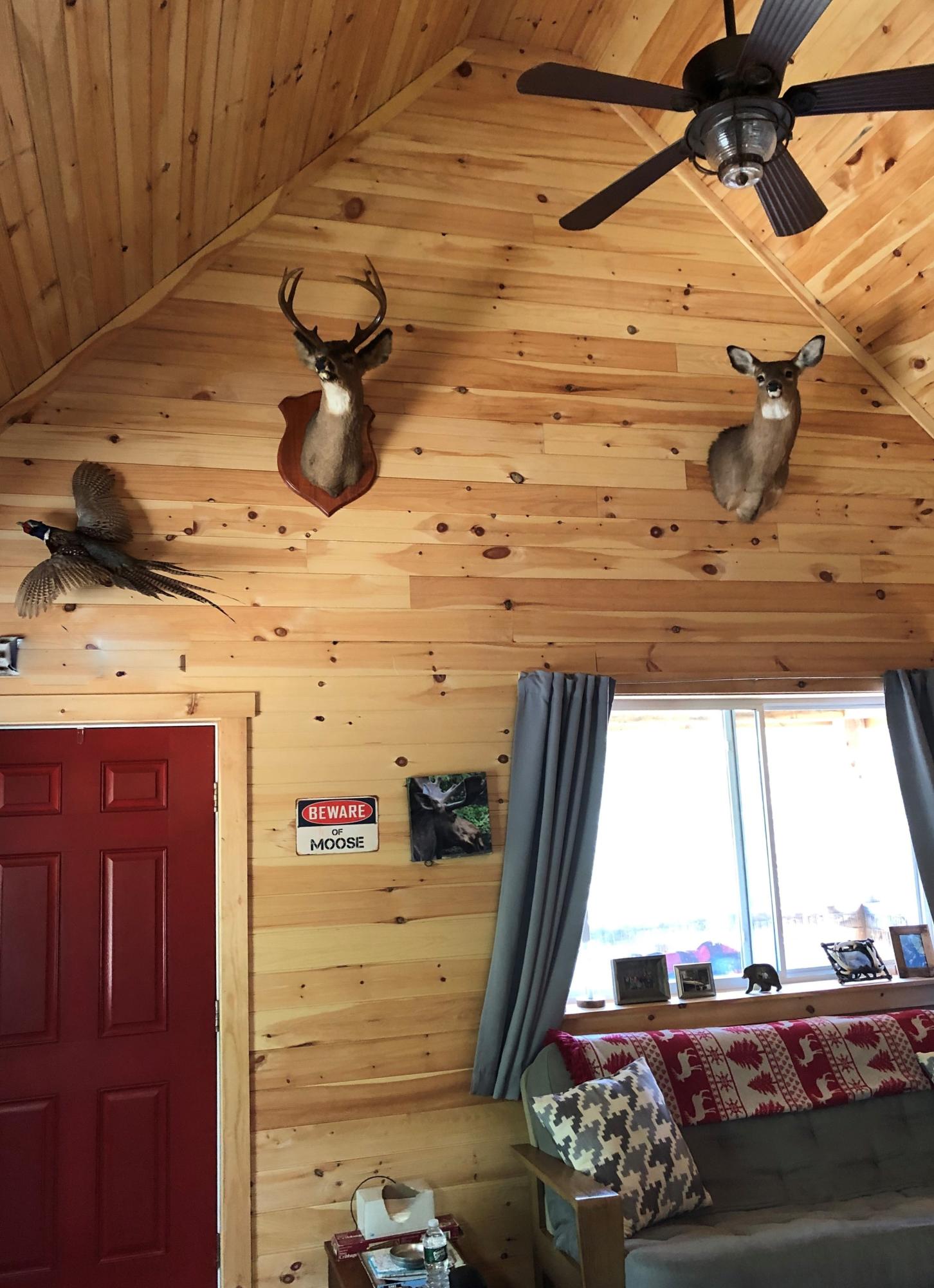 1064 Swift River Road Roxbury, ME 04275 - Photo 5 of 13 Living room of camp