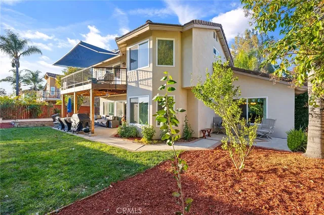 an aerial view of a house having outdoor space
