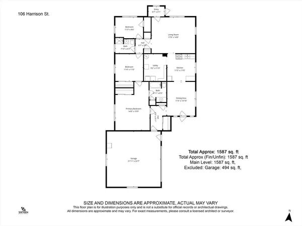 $144,900 | 106 Harrison Street, Catlin, IL 61817