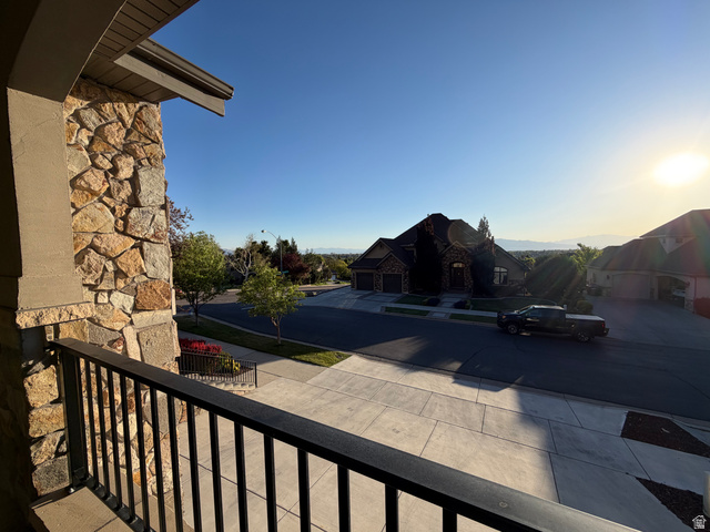 4536 North 475 East Provo, UT 84604 - Photo 50 of 65 Stone column with a metal railing