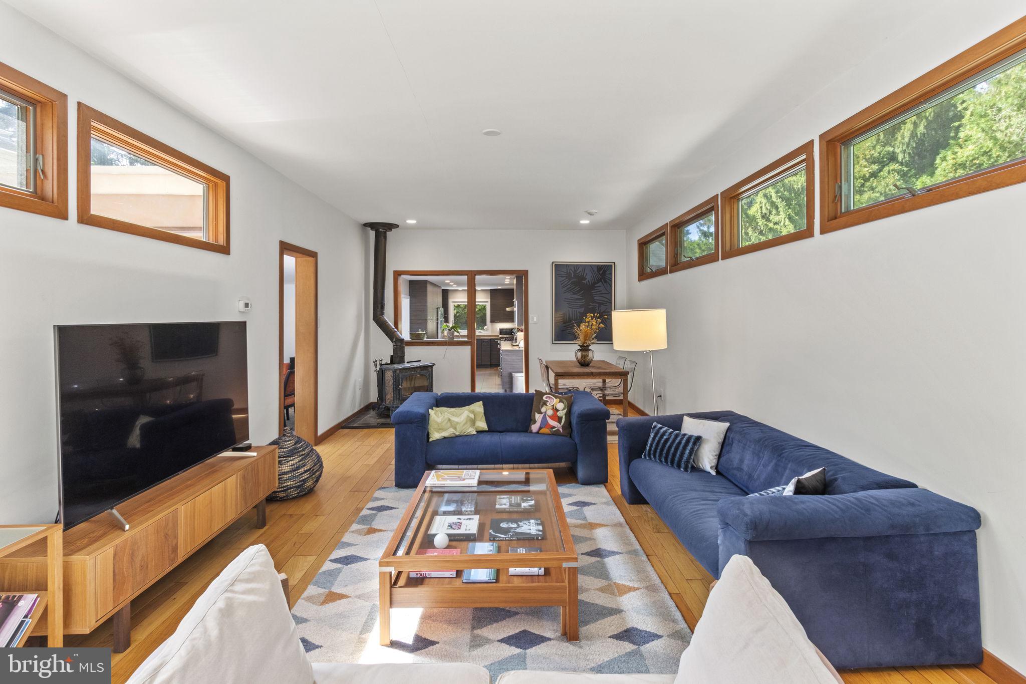 435 Crescent Road Wyncote, PA 19095 - Photo 24 of 63 Family room with kitchen in background