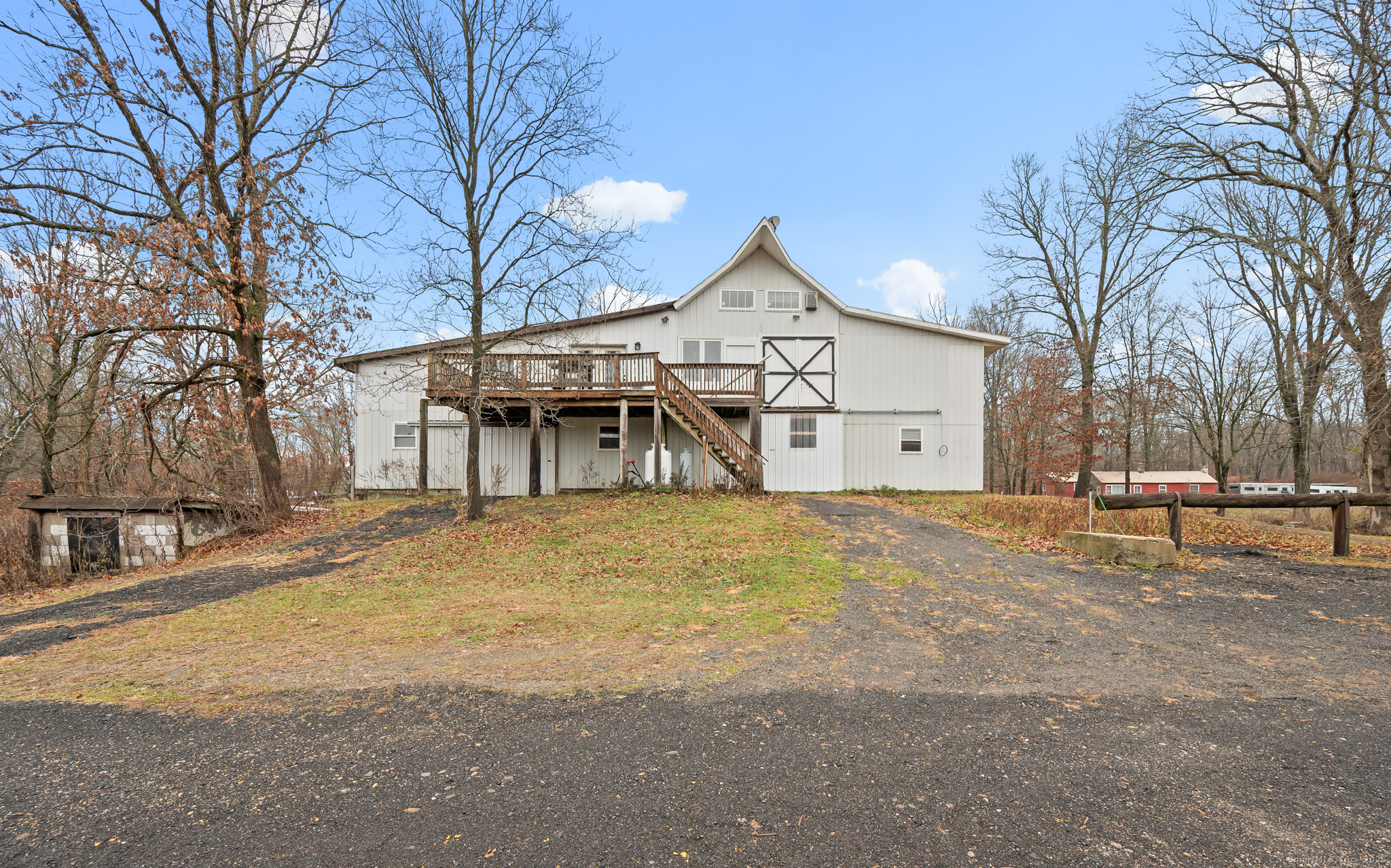 57-59 And Parcel C Pope Road Oxford, CT 06478 - Photo 34 of 36 Rear Building ( 14 Stalls ) Hayloft & Apartment