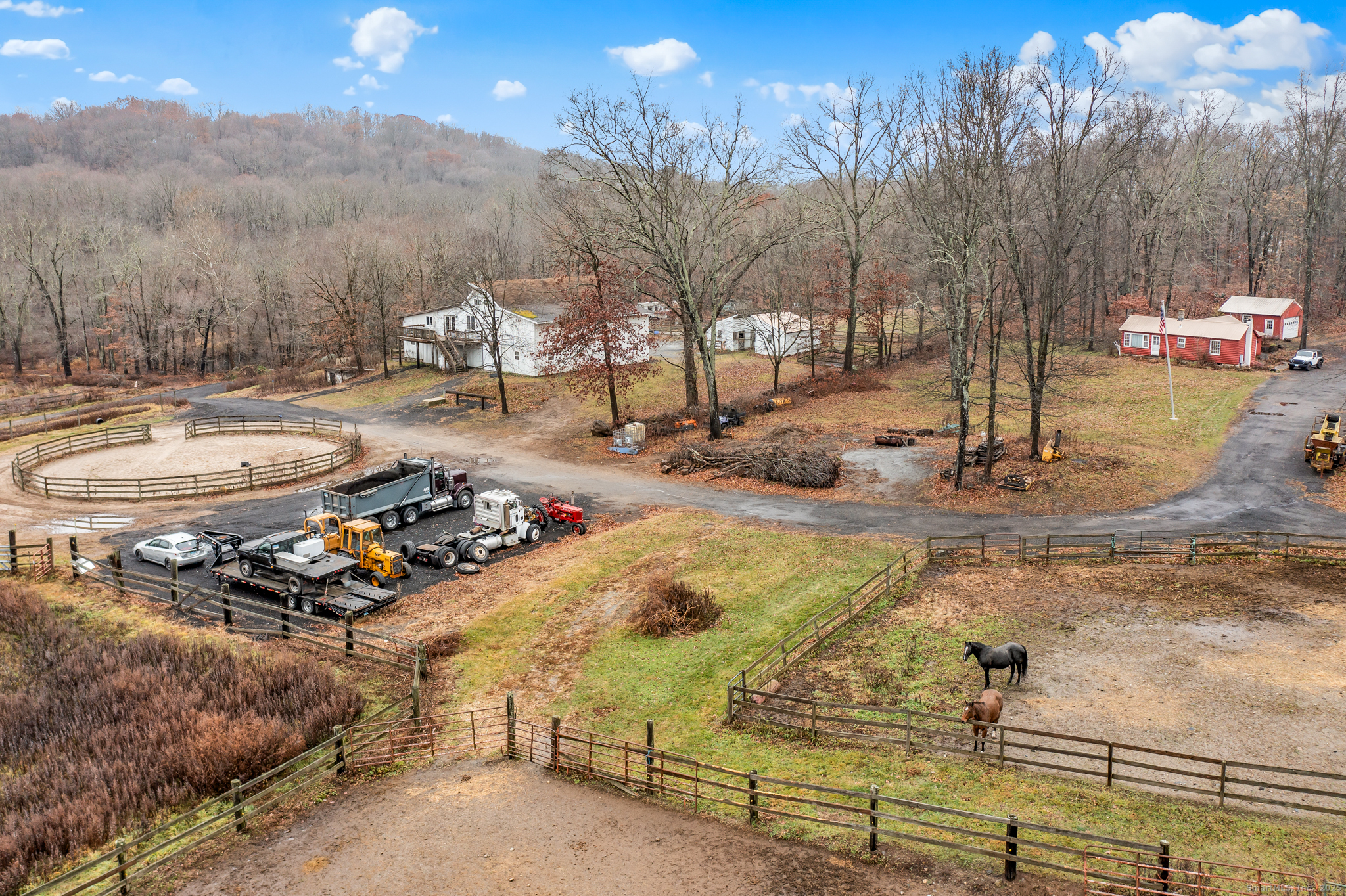 57-59 And Parcel C Pope Road Oxford, CT 06478 - Photo 4 of 36 a view of a backyard of the house