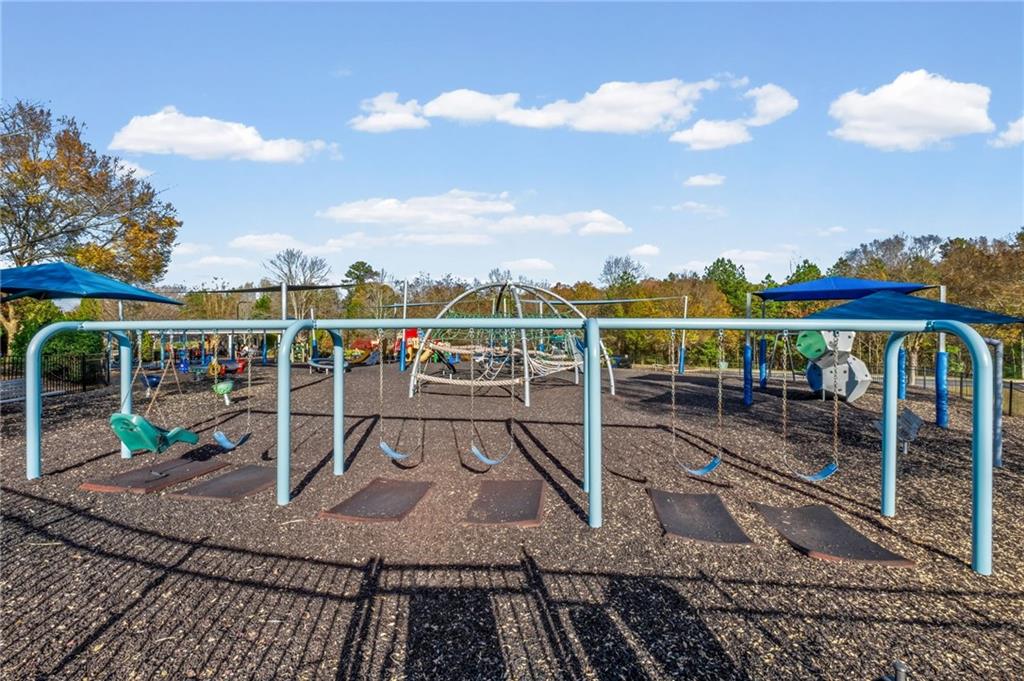 266 Balaban Circle Woodstock, GA 30188 - Photo 56 of 58 a view of a roof with wooden deck