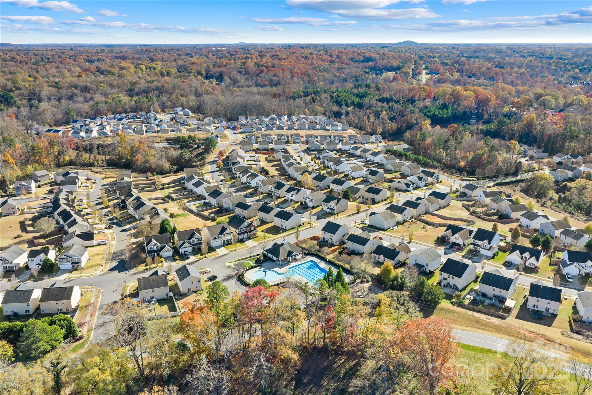 2721 Waybrook Drive Dallas, NC 28034 - Photo 31 of 33 an aerial view of multiple house