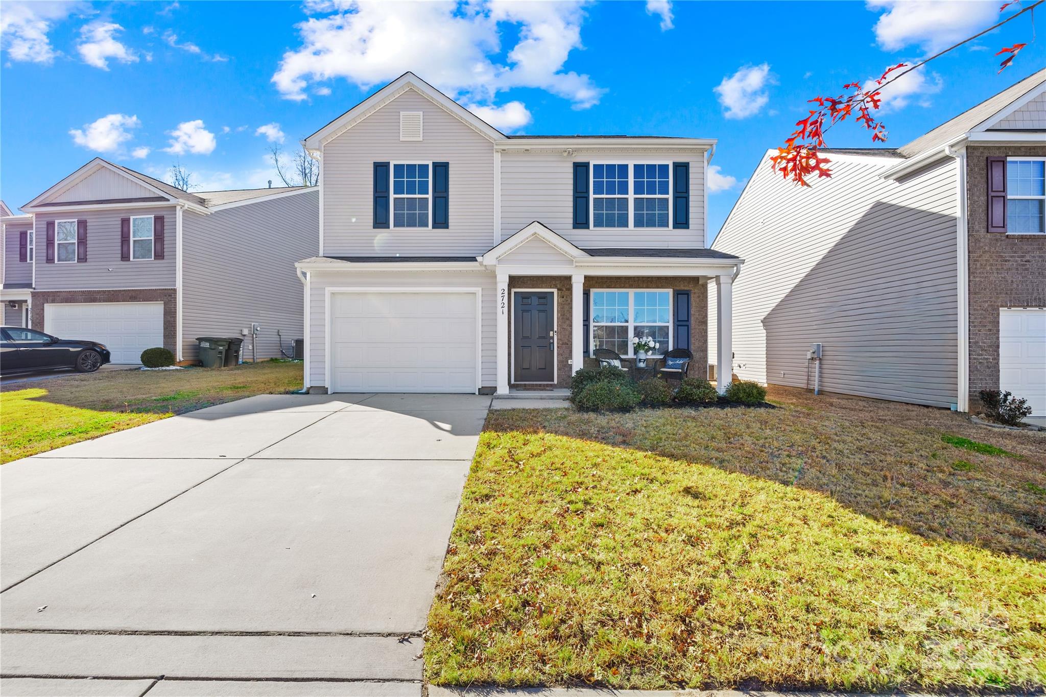 2721 Waybrook Drive Dallas, NC 28034 - Photo 32 of 33 a front view of a house with a yard