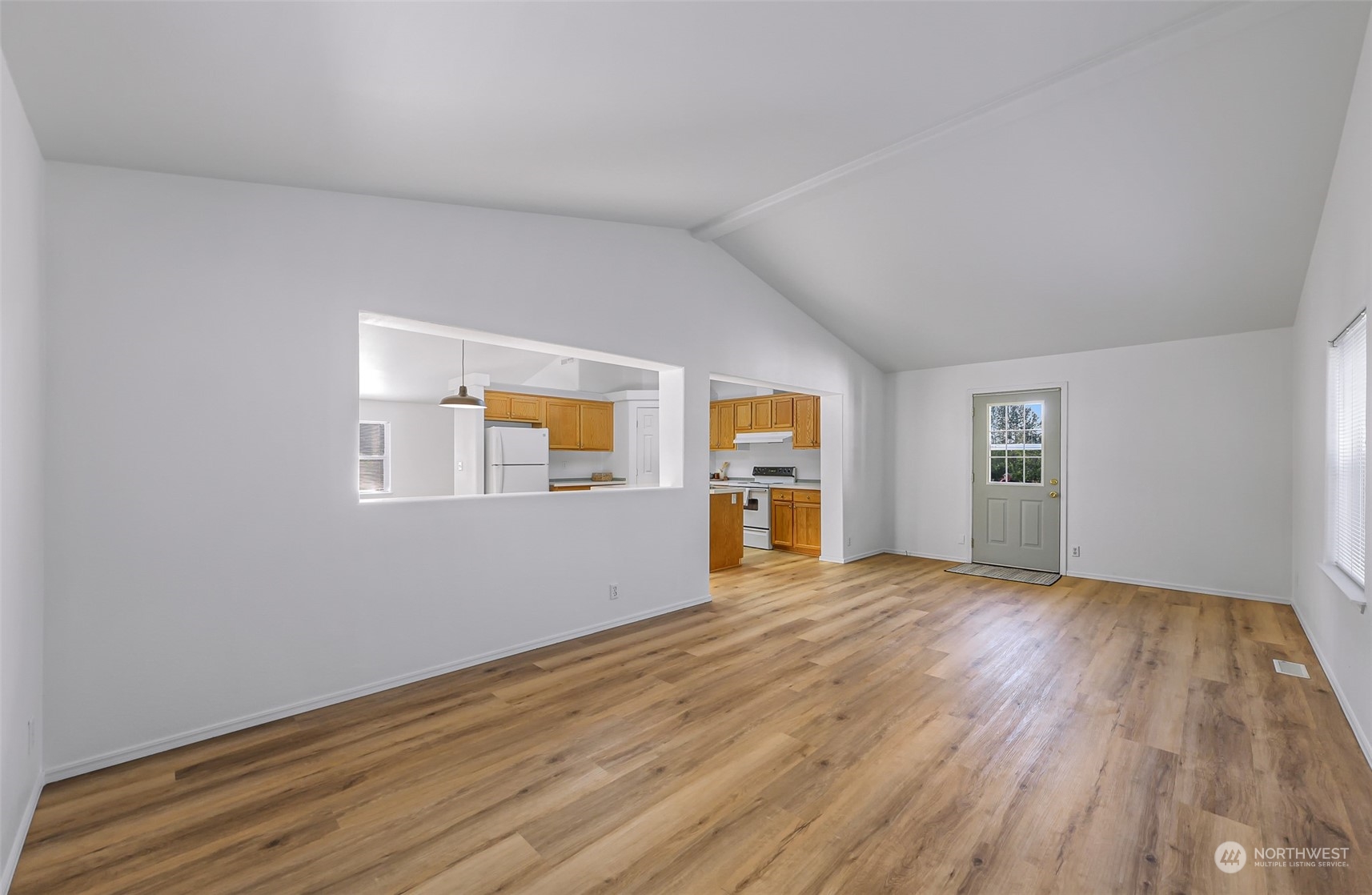 5008 Sand Road Bellingham, WA 98226 - Photo 13 of 29 a view of empty room with wooden floor and fan