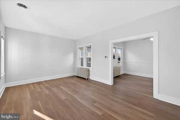 wooden floor in an empty room