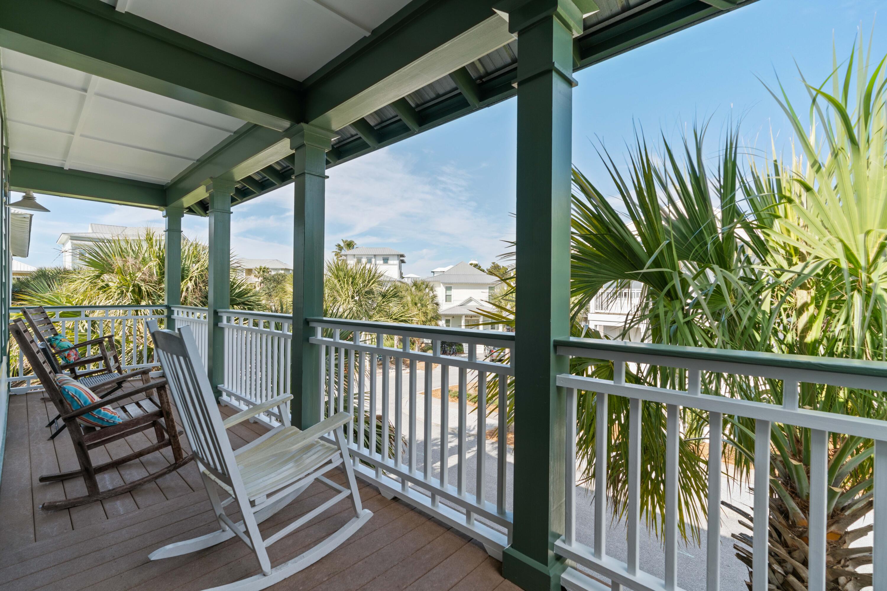 90 West Cobia Run Inlet Beach, FL 32461 - Photo 18 of 37 a view of two chairs in balcony