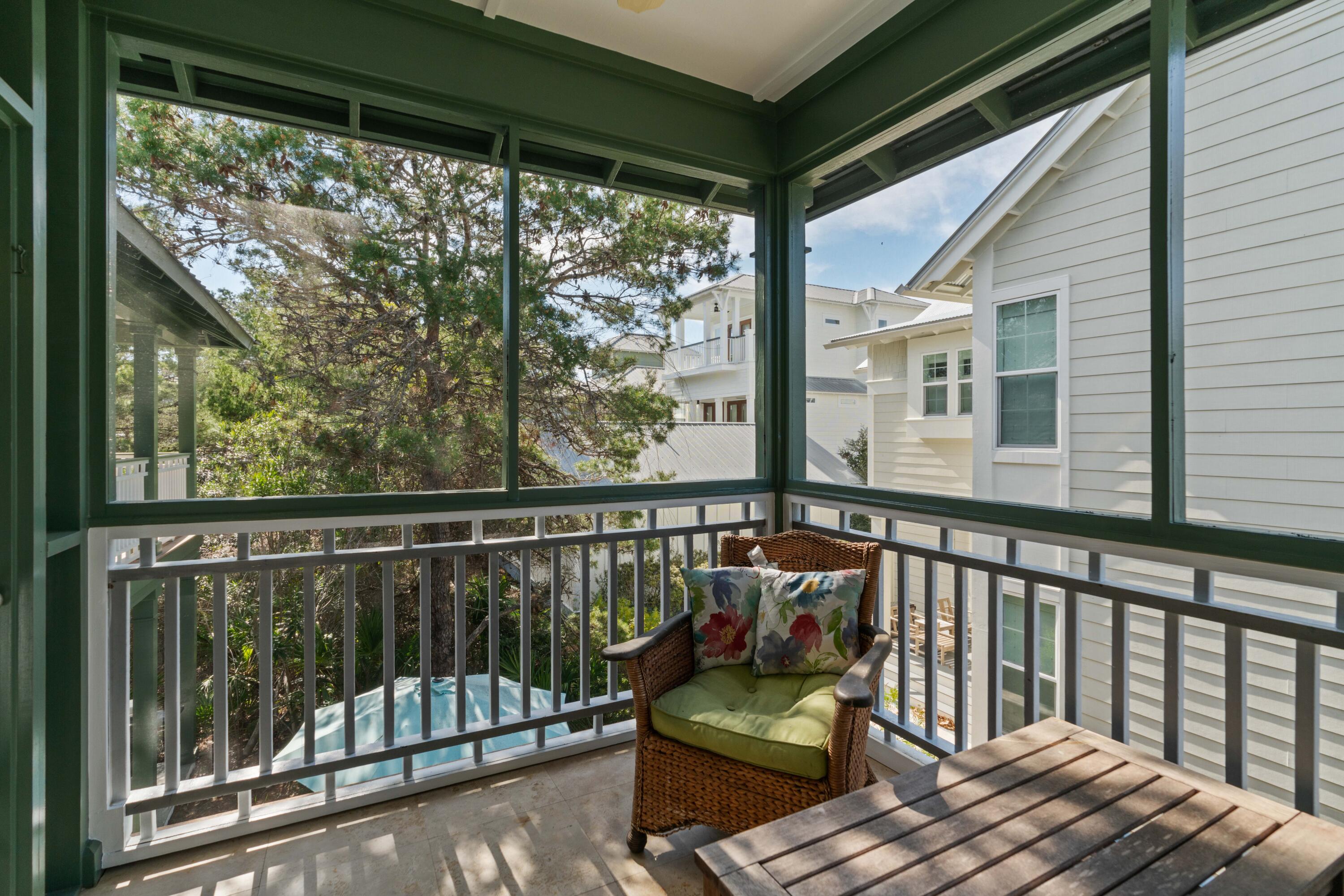 90 West Cobia Run Inlet Beach, FL 32461 - Photo 21 of 37 a view of a two chairs in the balcony