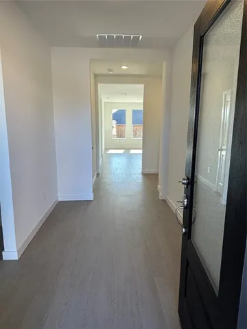 wooden floor in a gallery