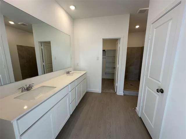 a view of wooden floor