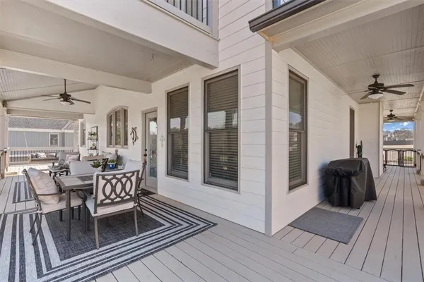 a view of a storage in a room