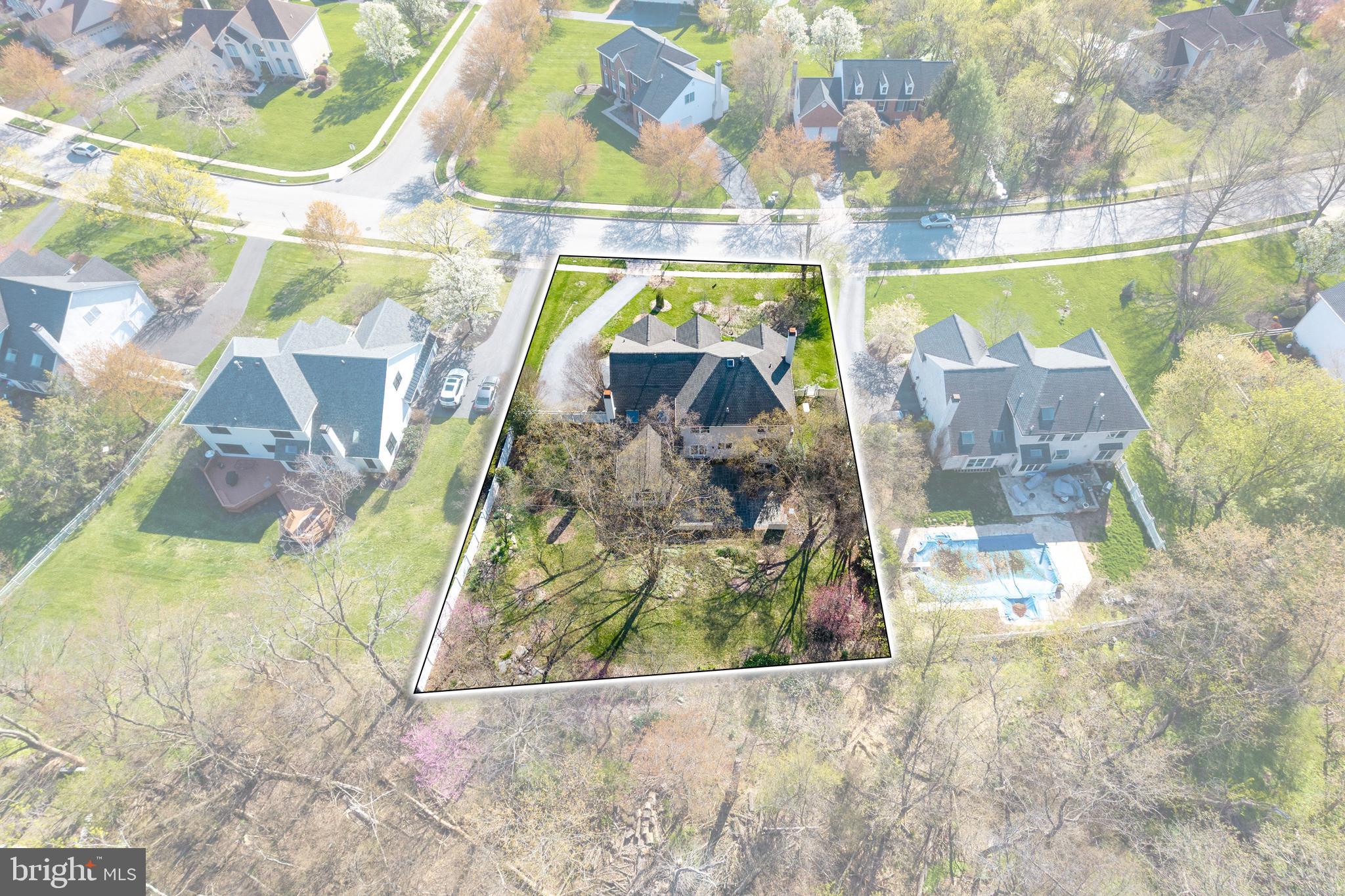 1012 Redtail Road Audubon, PA 19403 - Photo 78 of 80 Droner coverage rear of home
