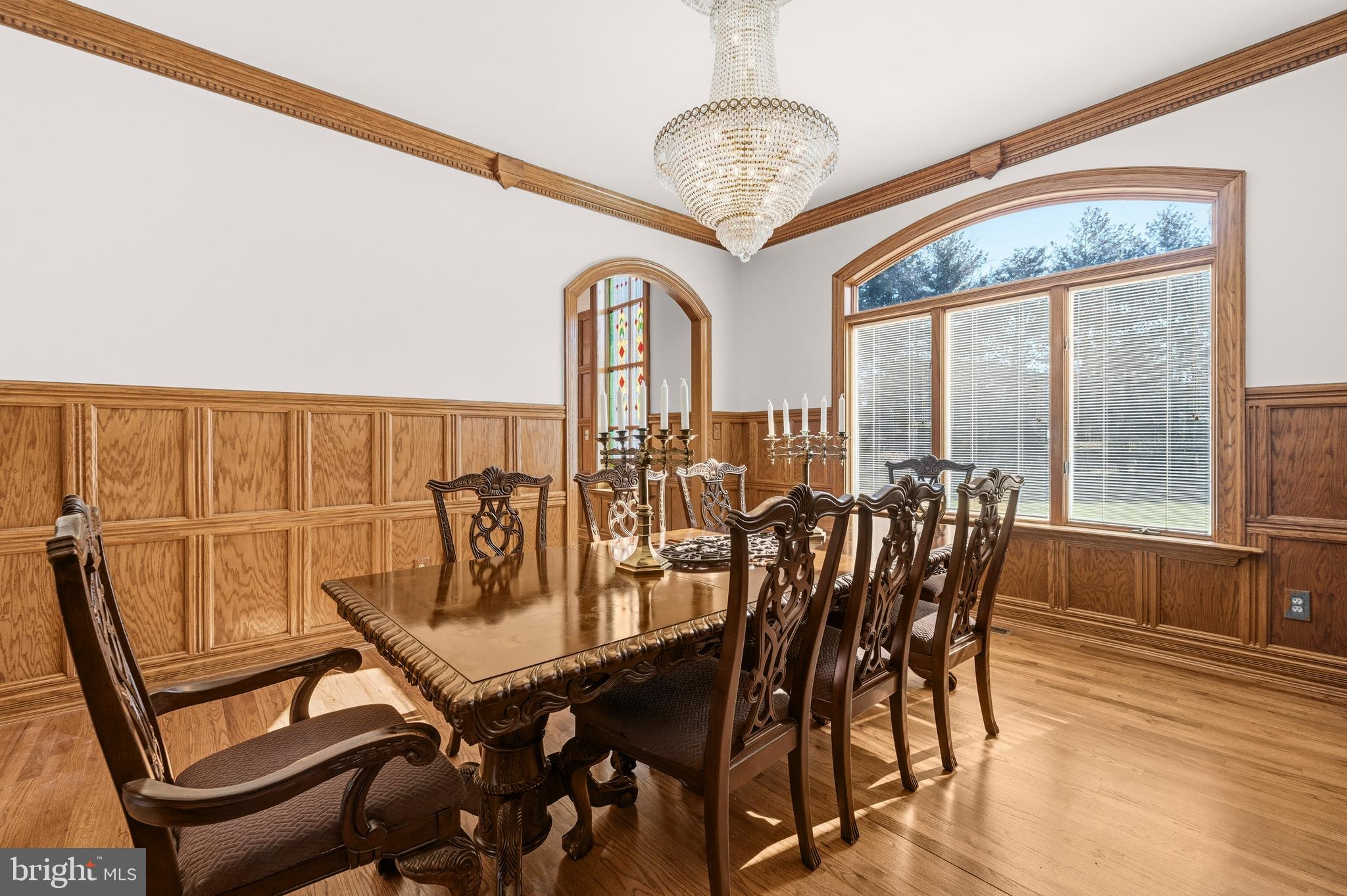 16170 Ed Warfield Road Woodbine, MD 21797 - Photo 25 of 80 a view of a dining room with furniture window and outside view