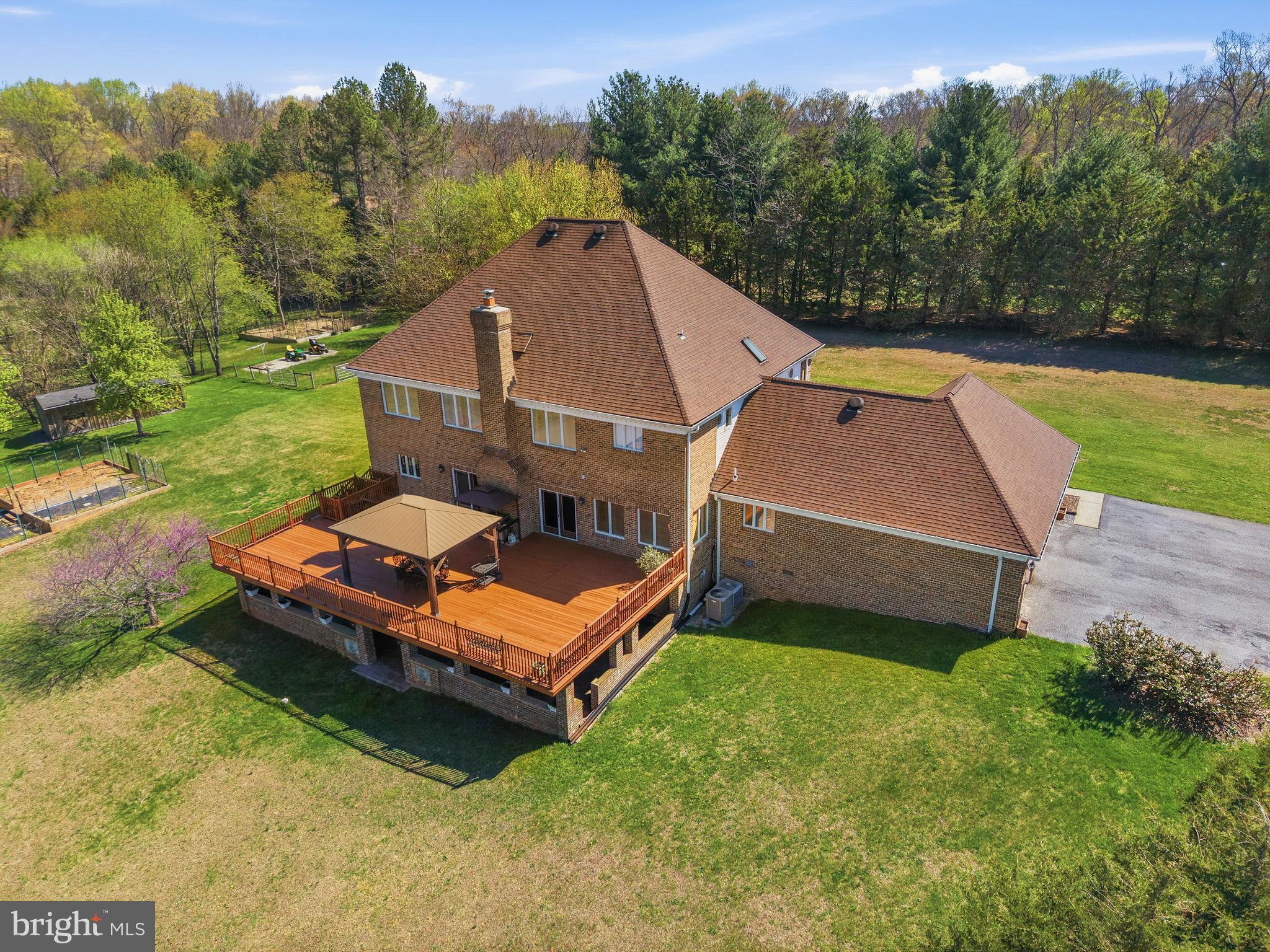 16170 Ed Warfield Road Woodbine, MD 21797 - Photo 69 of 80 a aerial view of a house with pool table and chairs