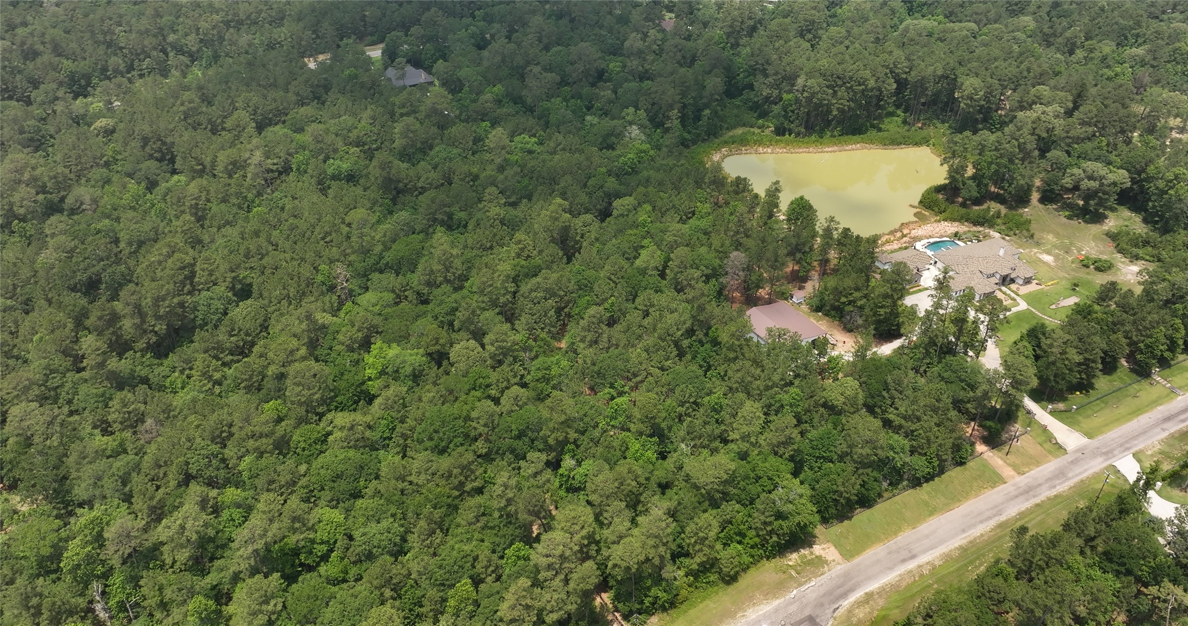 167 B Winchester Road Huntsville, TX 77340 - Photo 17 of 25 a view of a bunch of trees and bushes
