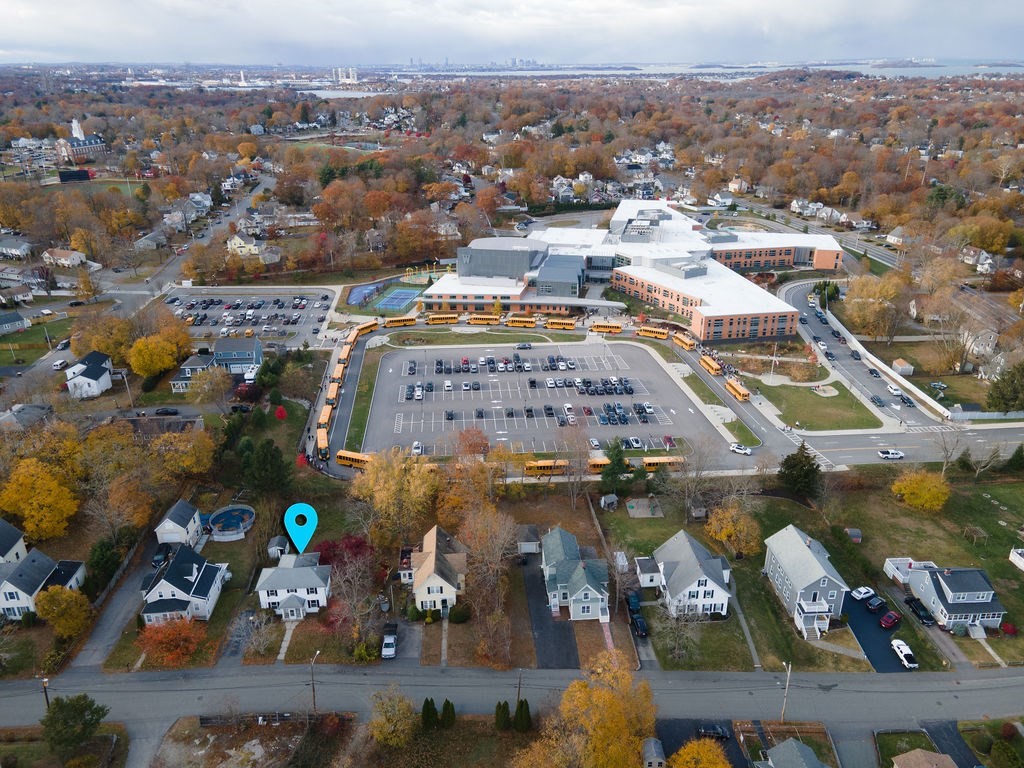 56 Putnam Street Weymouth, MA 02189 - Photo 35 of 39 an aerial view of residential houses with outdoor space
