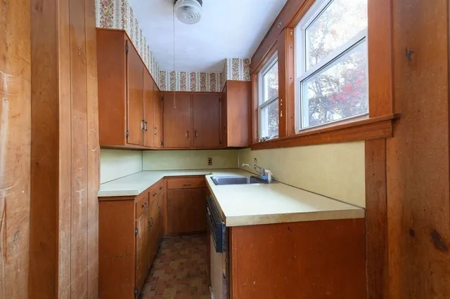 a room with storage and utility