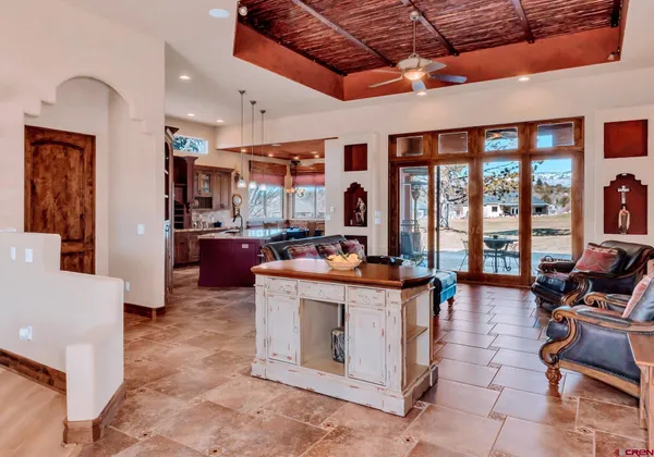 a room with musical instruments