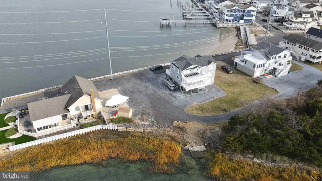 a ocean view with beach