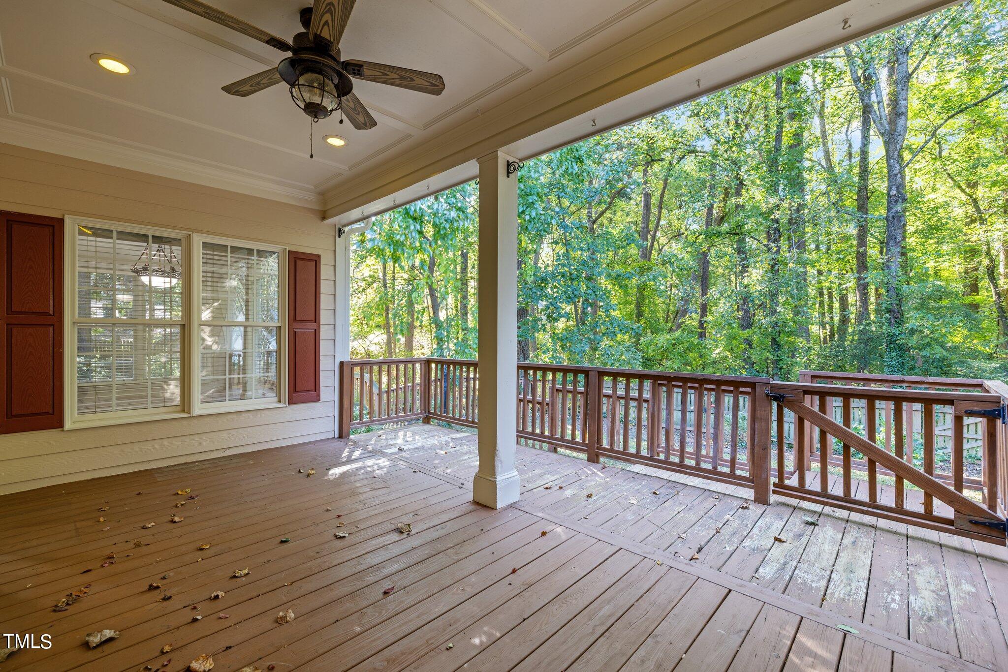 7621 Wilderness Road Raleigh, NC 27613 - Photo 21 of 60 Back Covered Porch