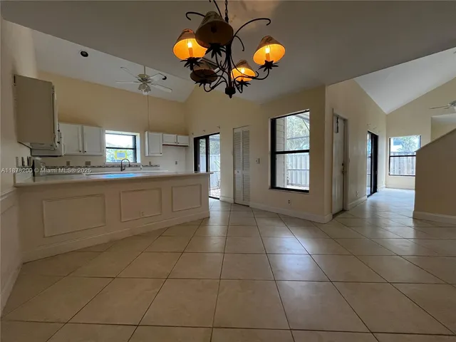 a view of a kitchen center island and furniture