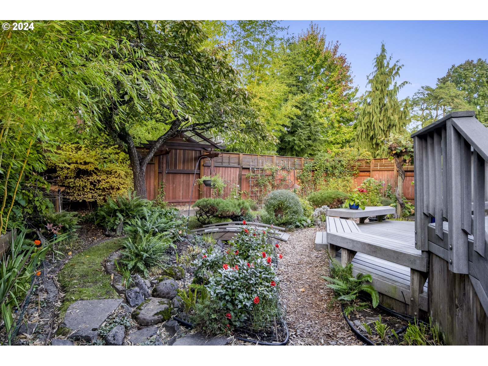 3415 Southeast Harrison Street Portland, OR 97214 - Photo 44 of 44 a backyard of a house with outdoor seating
