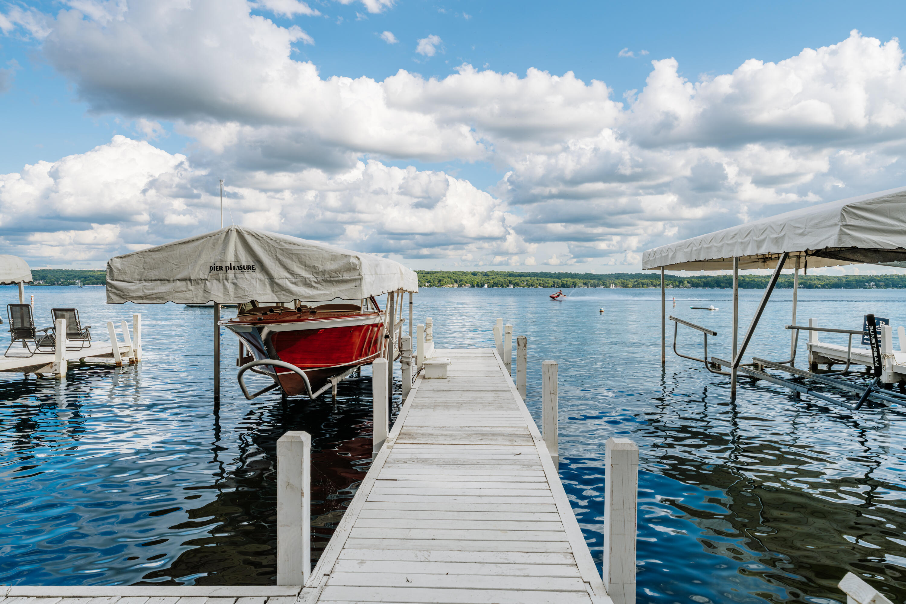 4 Dartmouth Road Williams Bay, WI 53191 - Photo 31 of 43 Pier that can accommodate apx 27ft boat