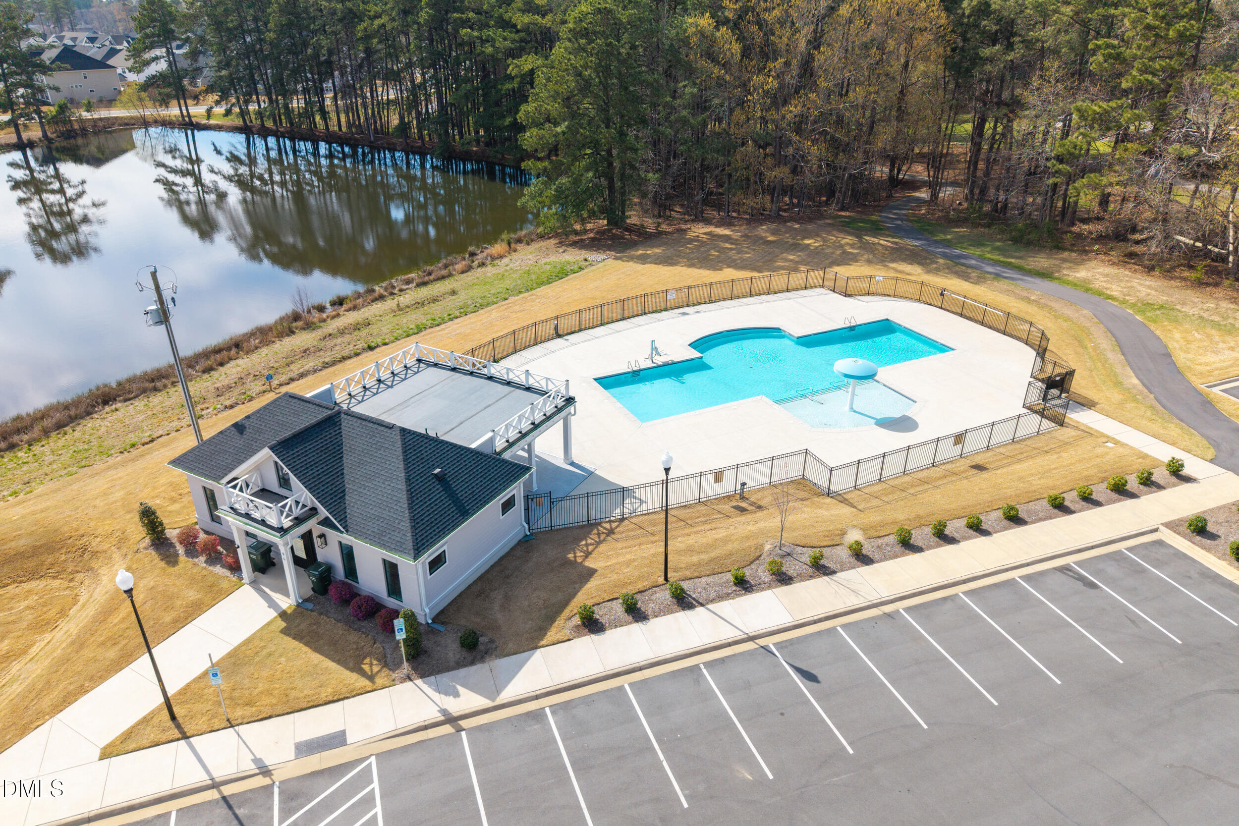 411 North Maple Walk Garner, NC 27529 - Photo 31 of 41 a view of swimming pool with a patio and yard