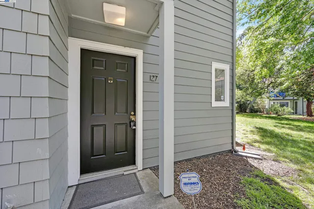 a view of a door and a door in the house