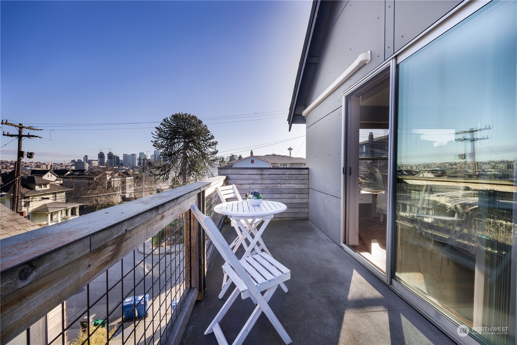 562 Galer Street, Unit A Seattle, WA 98109 - Photo 25 of 30 a balcony with a city view