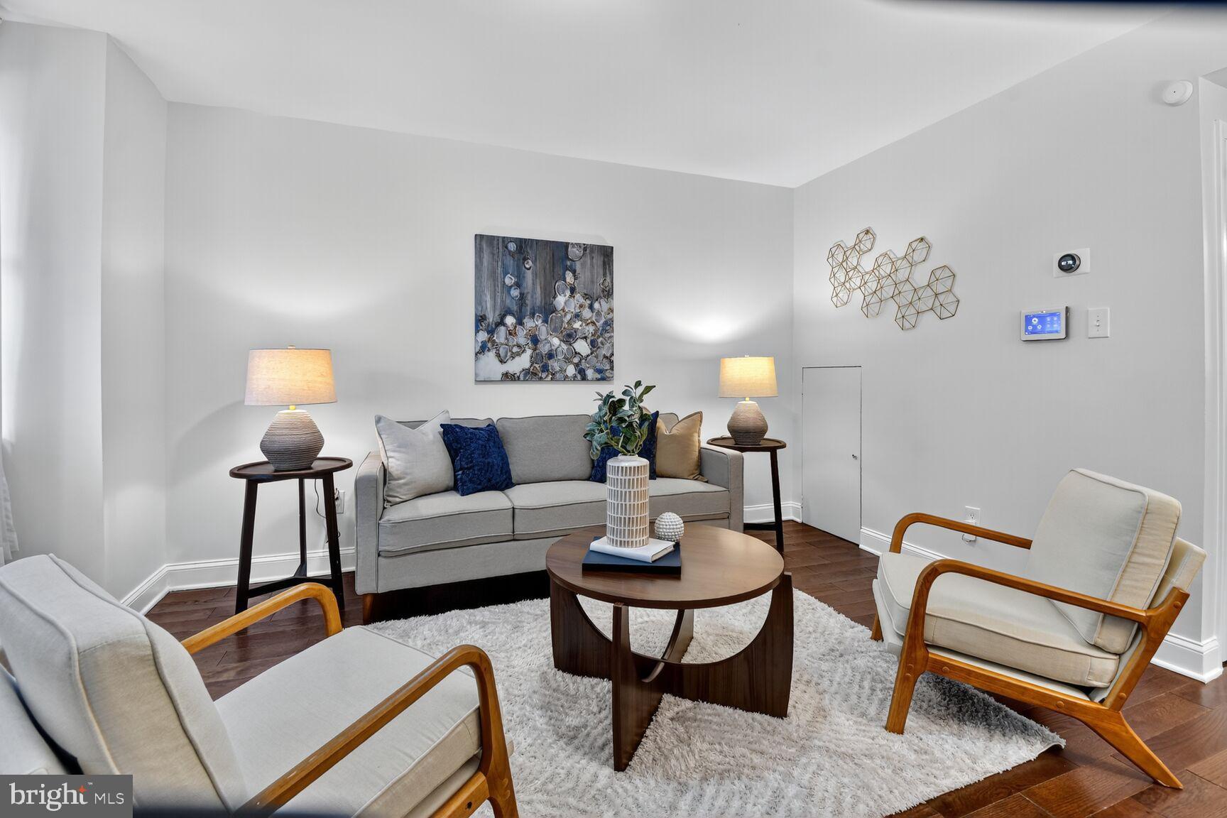 1027 6th Street Northeast Washington, DC 20002 - Photo 4 of 38 Modern elegance in a cozy living space.