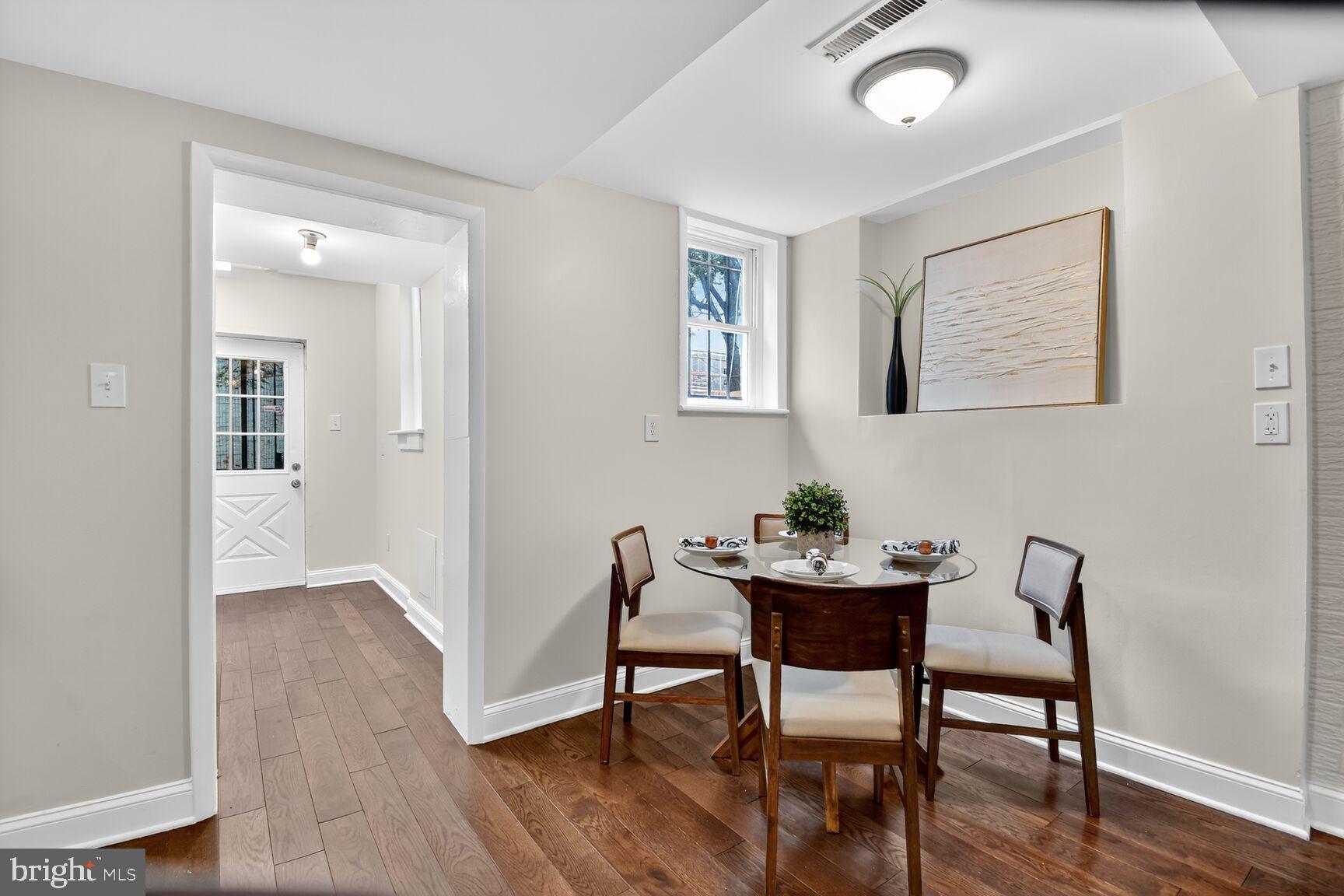 1027 6th Street Northeast Washington, DC 20002 - Photo 7 of 38 Charming dining nook with natural light.