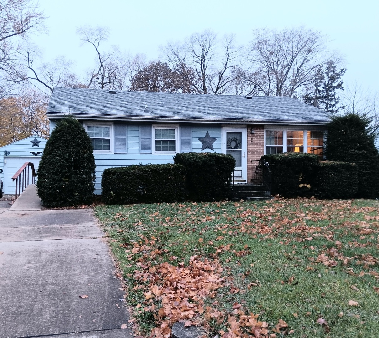 860 Franklin Grove Road Dixon, IL 61021 - Photo 2 of 9 a front view of a house with a yard