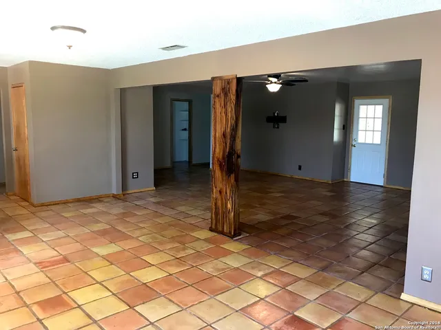 a view of a livingroom with a patio