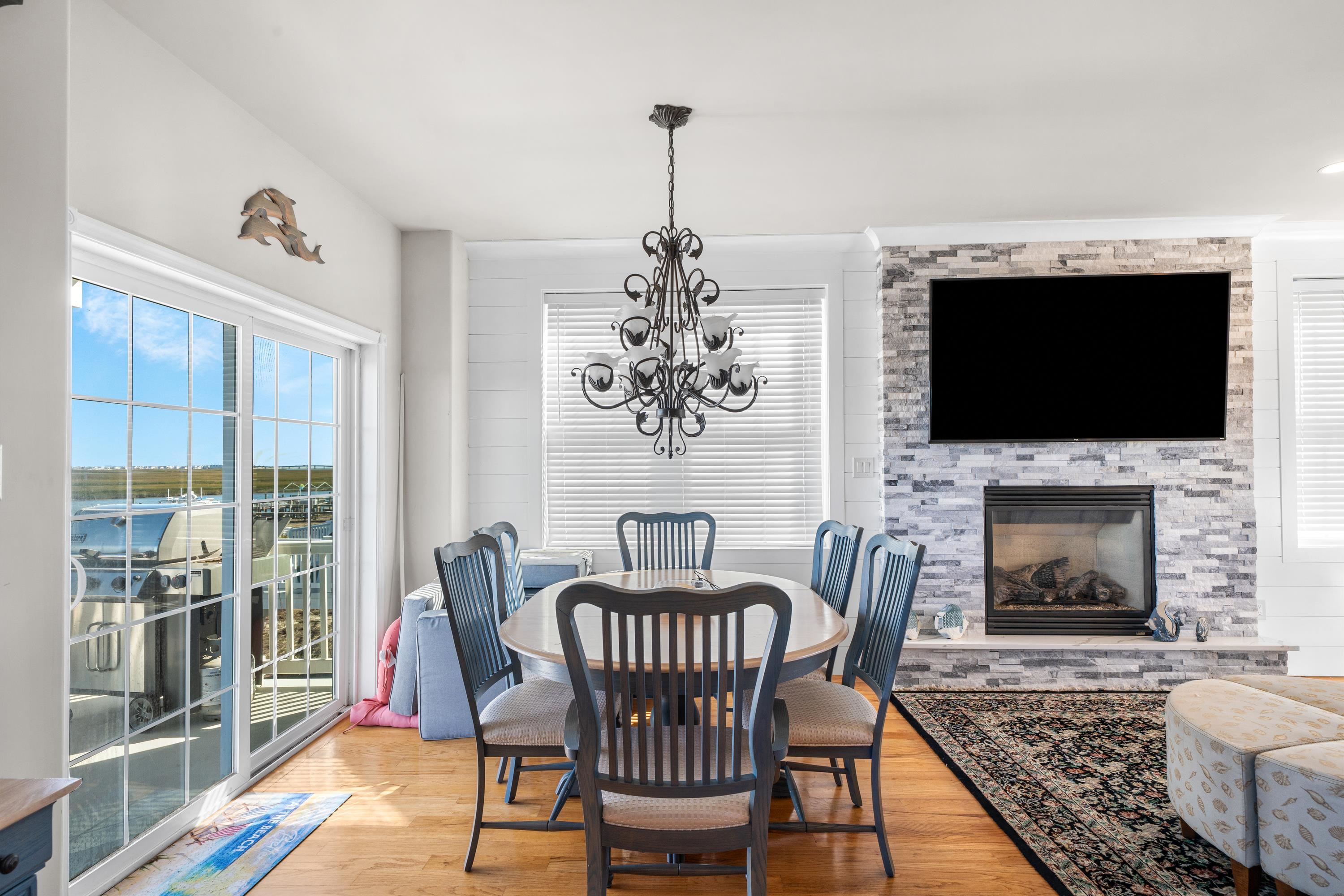 448 Avalon Avalon, NJ 08202 - Photo 31 of 32 a view of a livingroom with furniture window and a fireplace