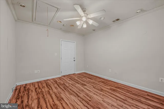 wooden floor in a room