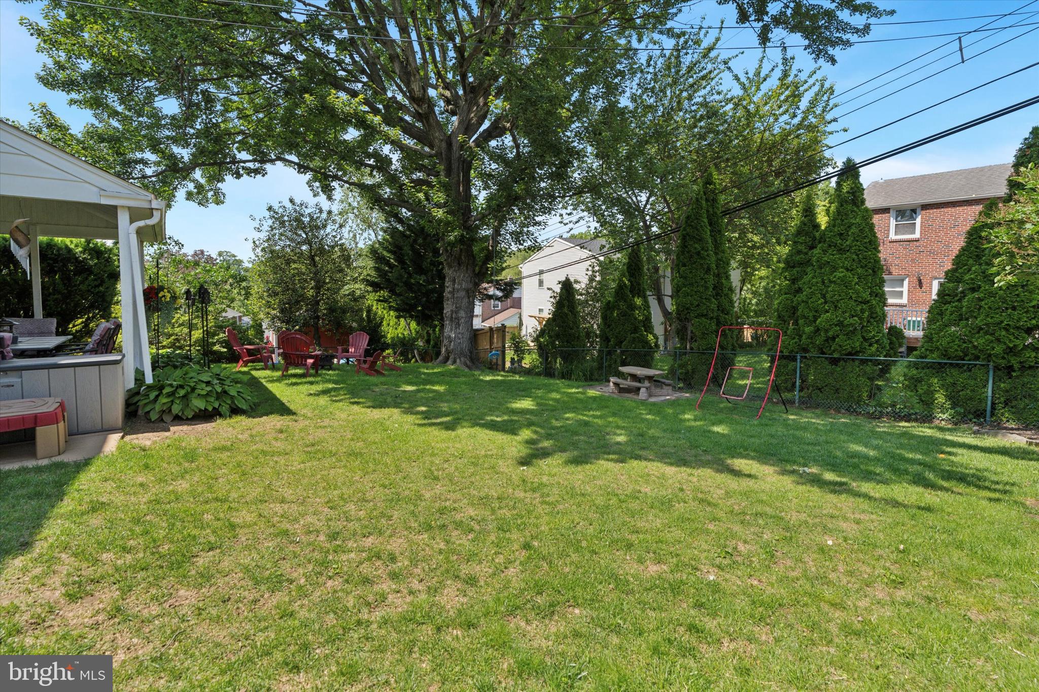 507 Fairmont Road Havertown, PA 19083 - Photo 34 of 39 a view of a backyard with large trees