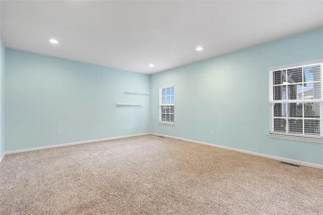 a view of empty room