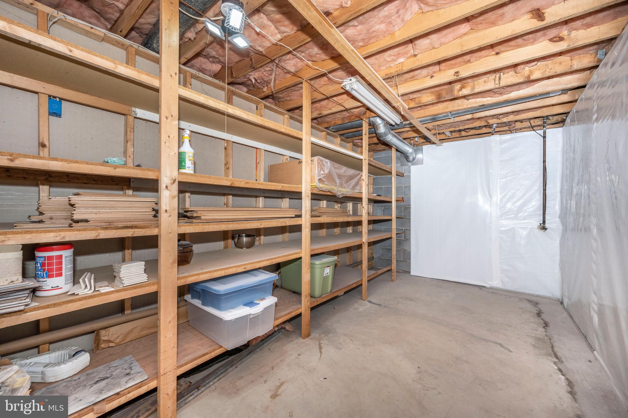 4337 Araby Church Road Frederick, MD 21704 - Photo 44 of 65 Lower level storage room with new sump pump