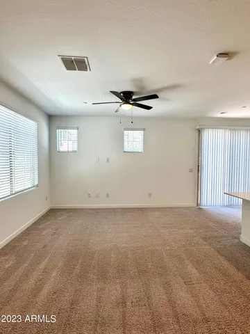a view of a livingroom with a dishwasher
